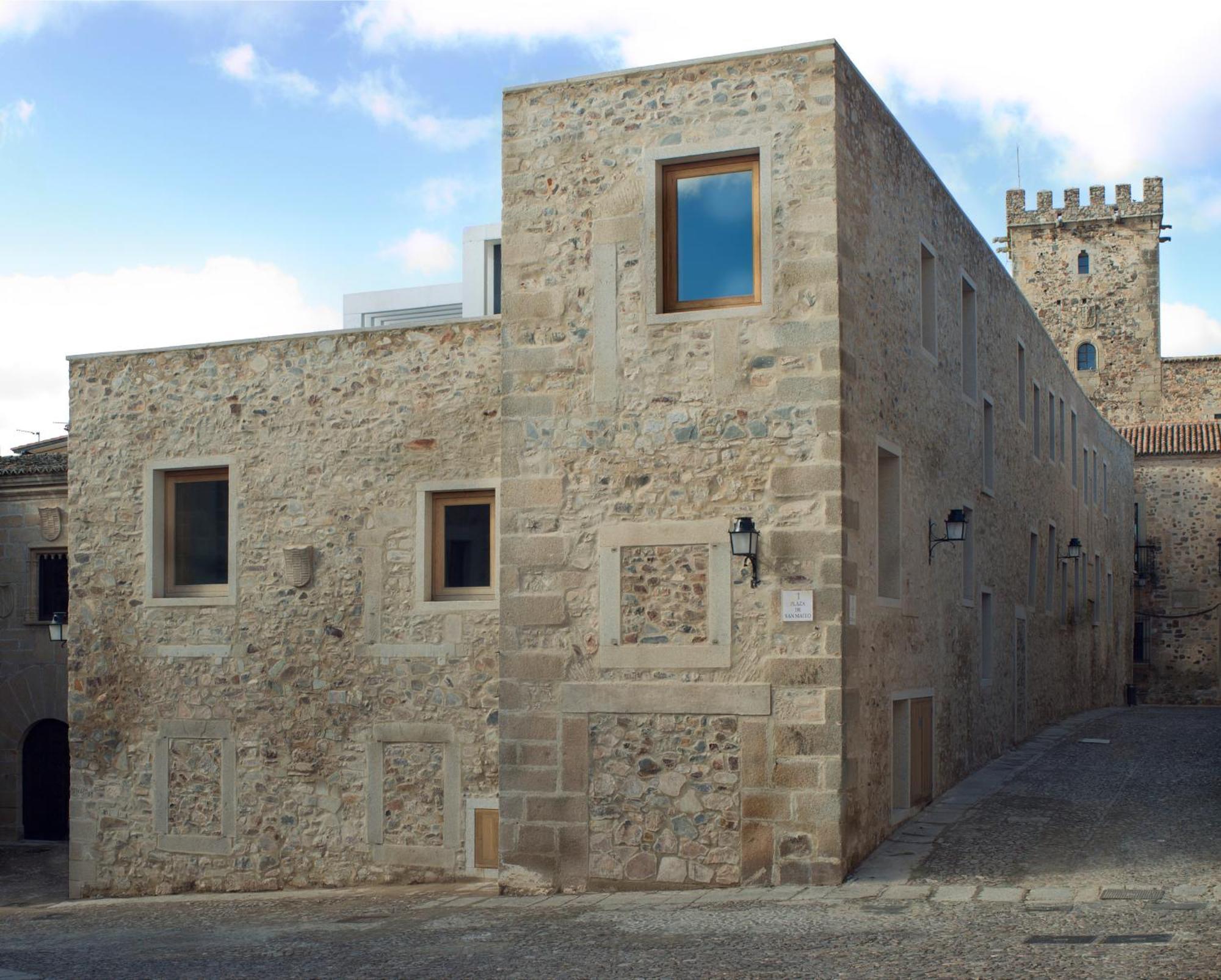 Atrio Hotel Caceres Bagian luar foto