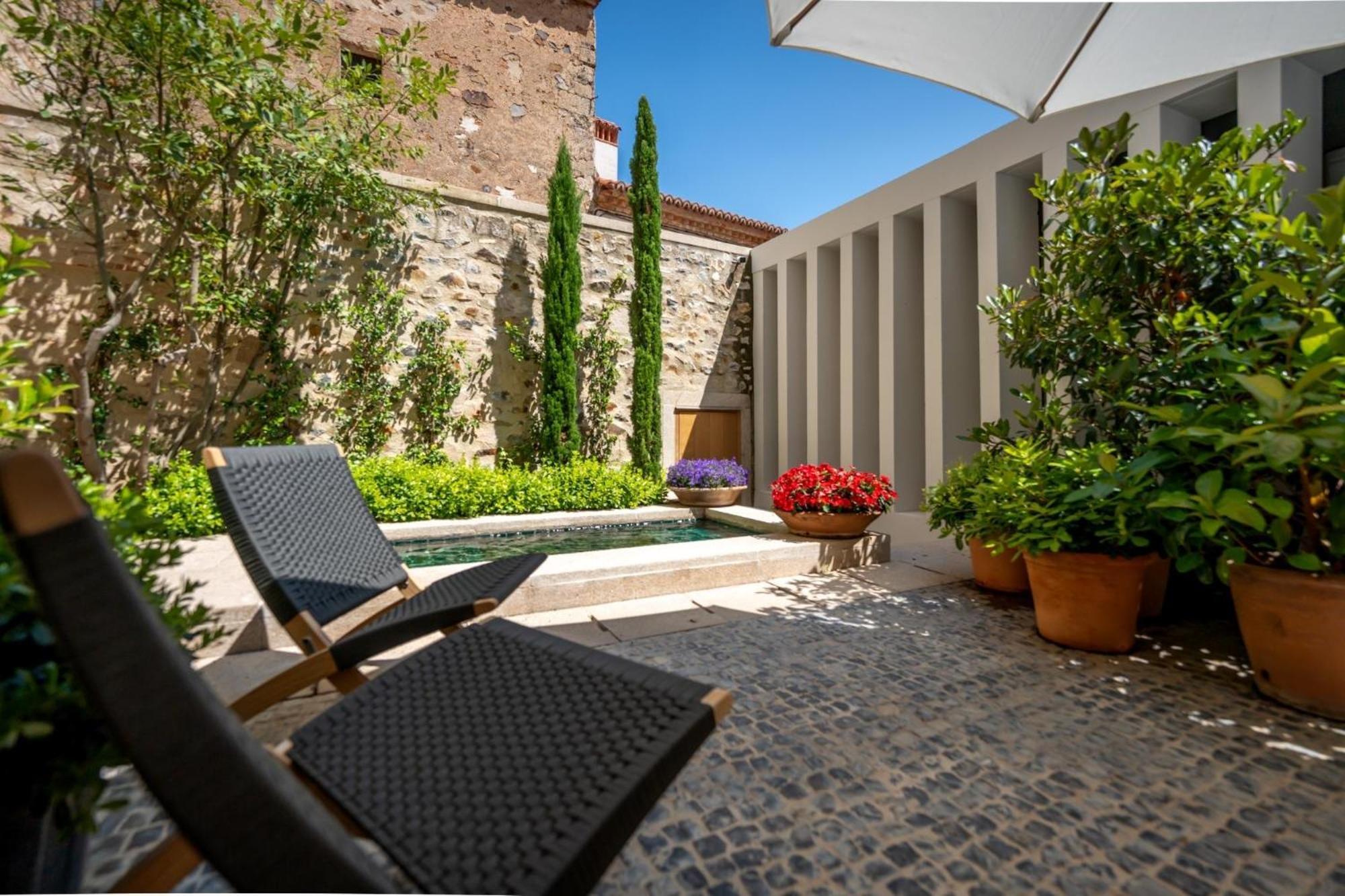 Atrio Hotel Caceres Bagian luar foto