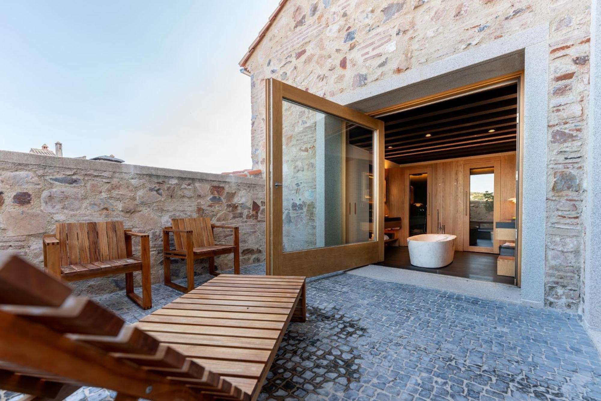 Atrio Hotel Caceres Bagian luar foto